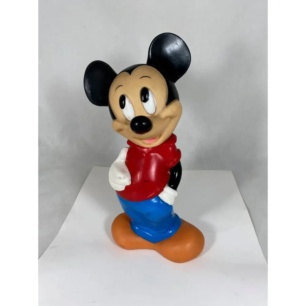 ILLCO Walt Disney Co. Mickey and Mini Mouse Vintage Vinyl Rubber Bank